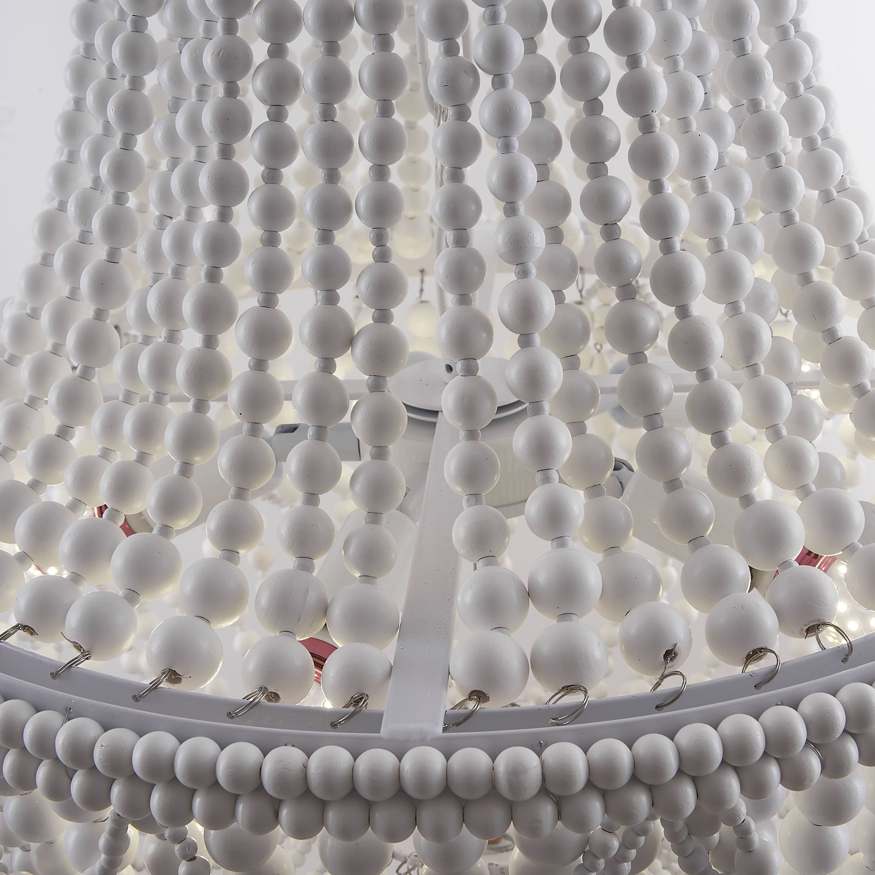 Люстра RH Anselme White Wood Large Chandelier by ImperiumLoft