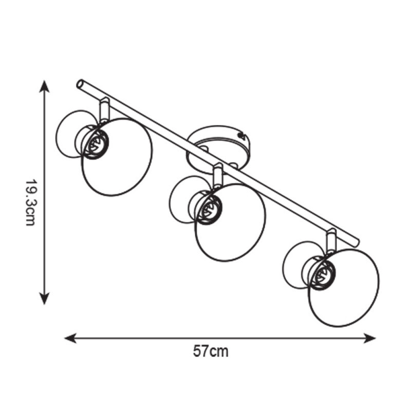 Спот Arte Lamp A1406PL-3BK