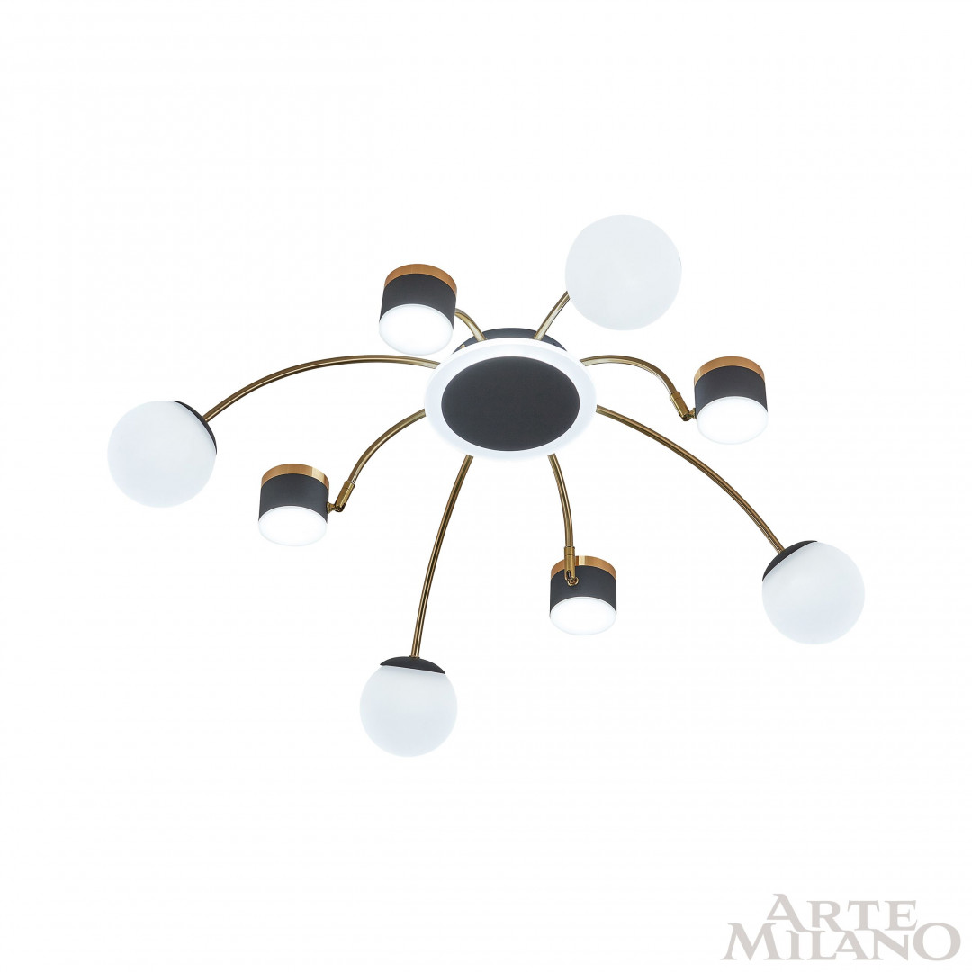 Люстра светодиодная 271040/8 BK/GD Arte Milano