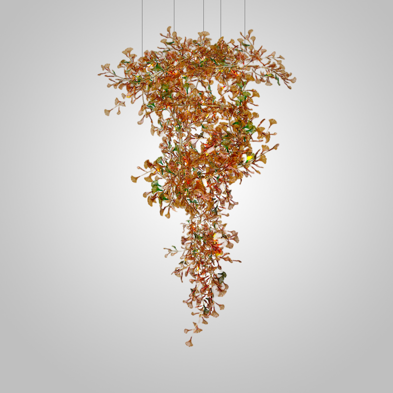 Подвесная люстра ELLING LUX H180 Amber by ImperiumLoft