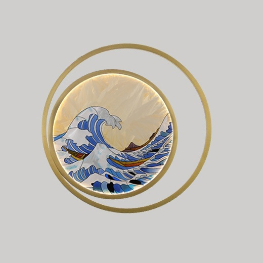 Настенный светильник AKIRA WAVE WALL by ImperiumLoft