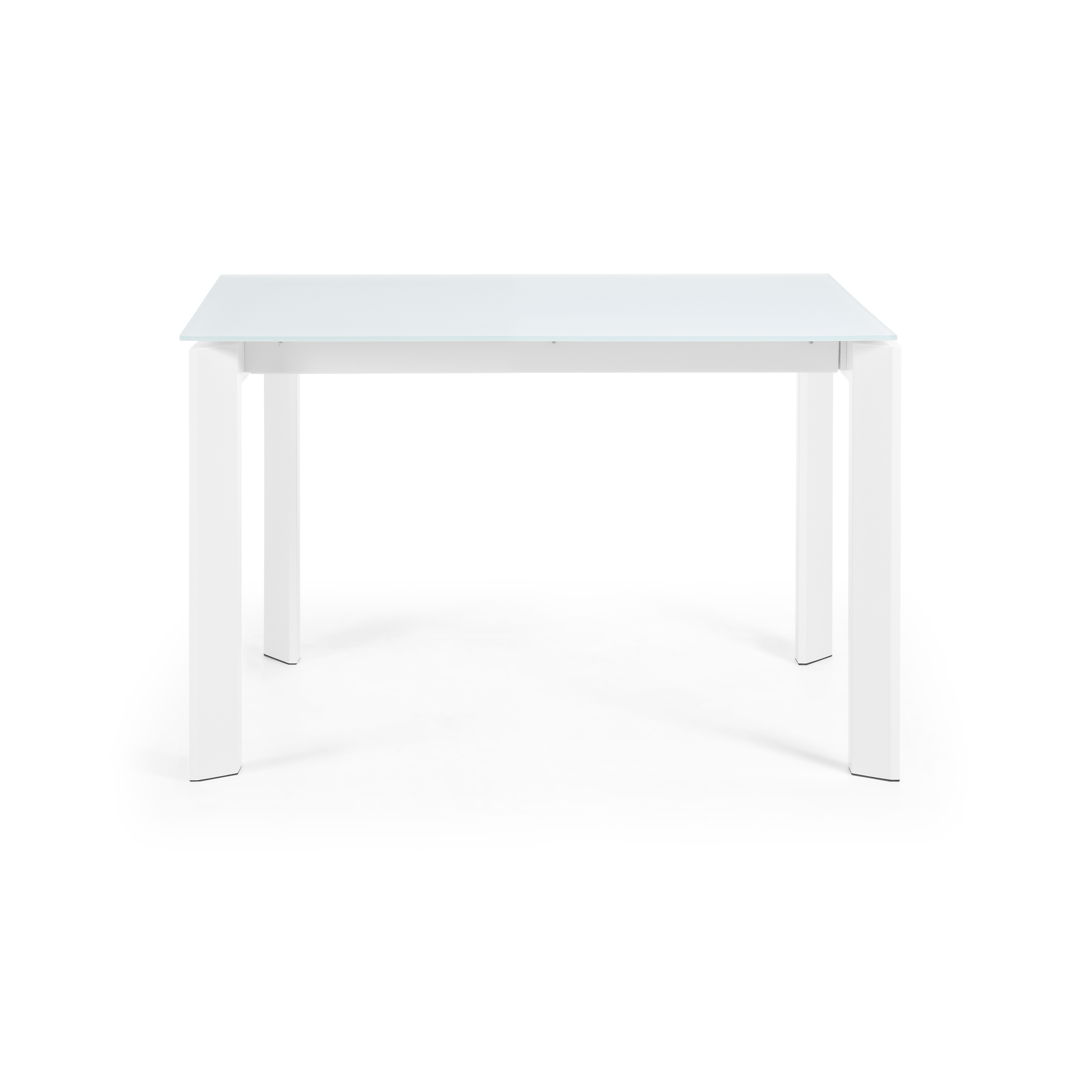 Стол обеденный Atta 120(180)x80 белое стекло La Forma (ex Julia Grup)