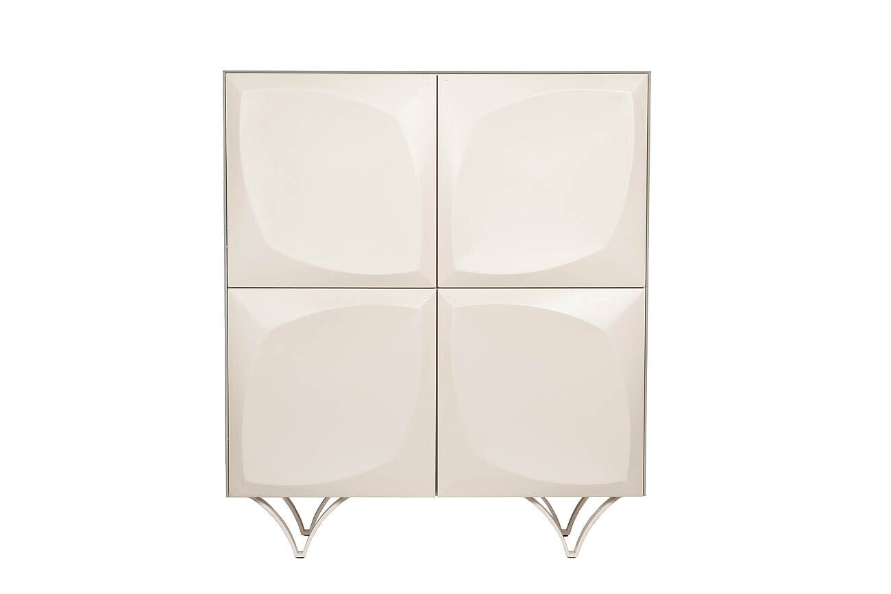 Комод Quadro высокий белый Garda Decor 58DB-CHH15873