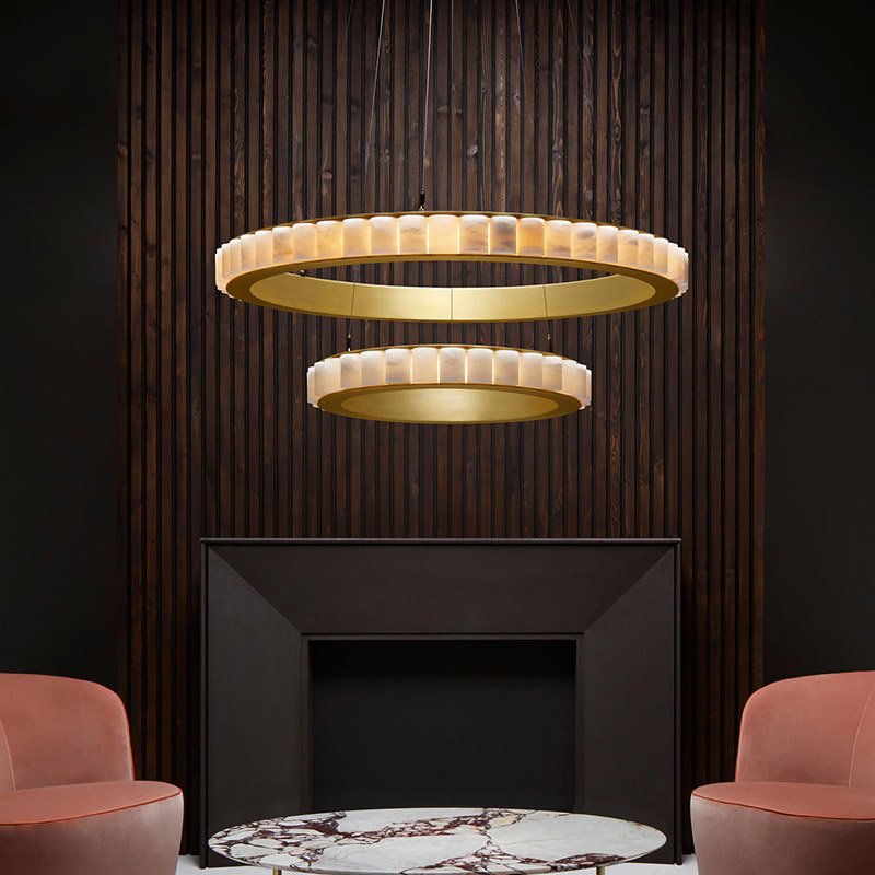 Подвесная люстра MONSINE D100 Brass by ImperiumLoft