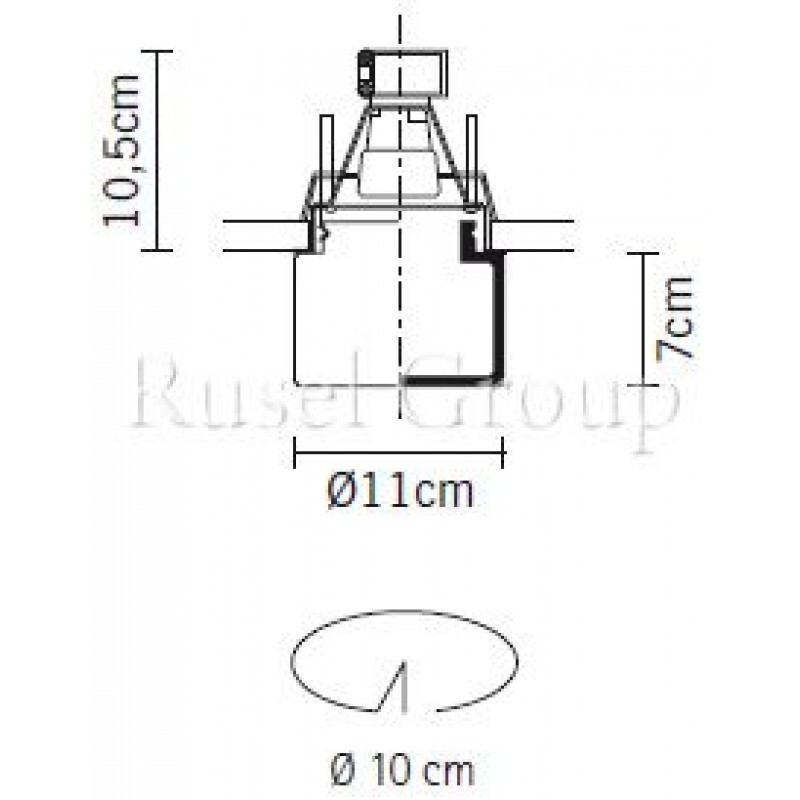 Встраиваемый светильник Fabbian Easy D14 F39 01 Встраиваемый светильник Fabbian Easy D14 F39 01