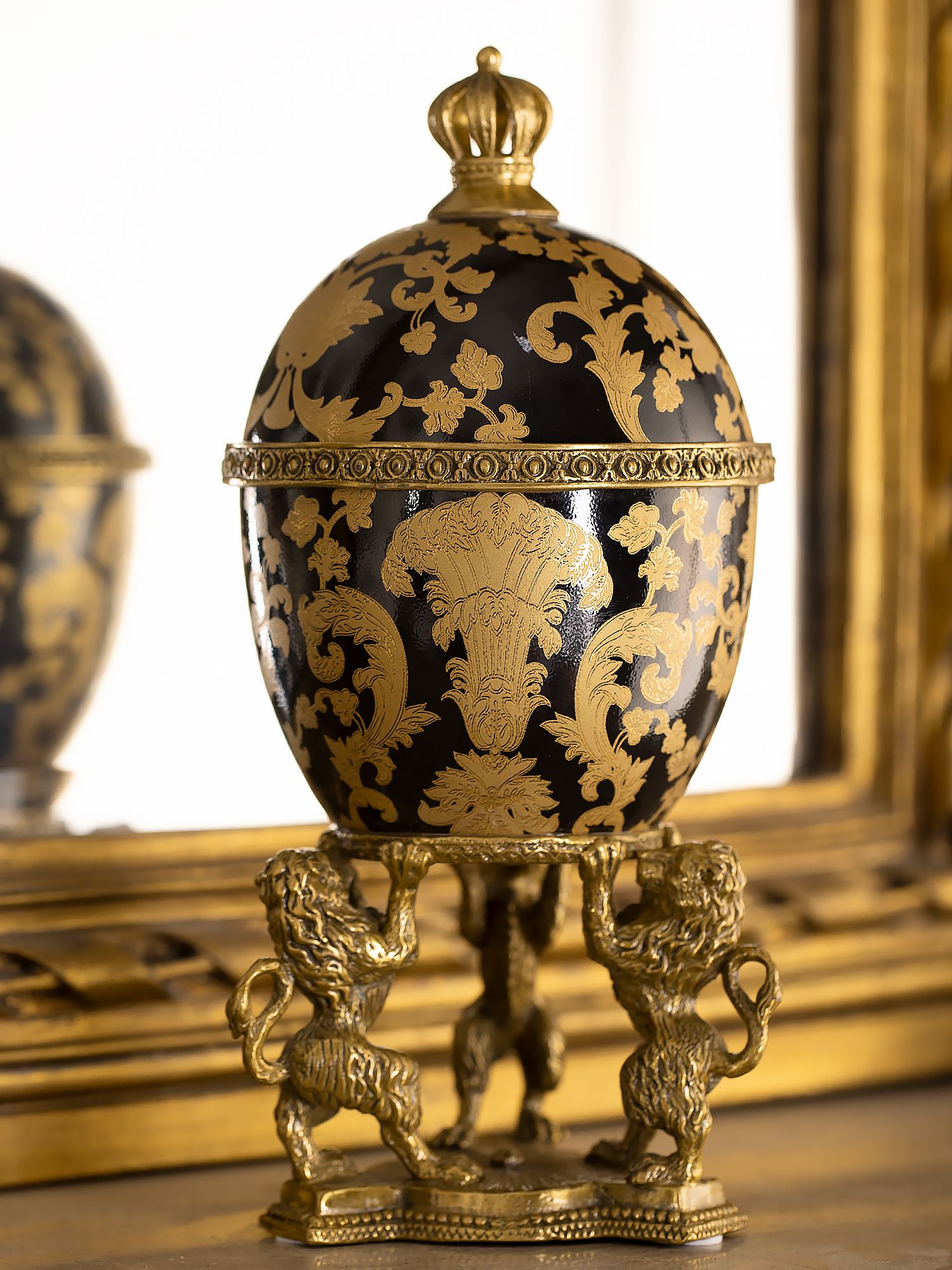 Шкатулка на трех львах Glasar 31G2595/B891/U1/NB4199