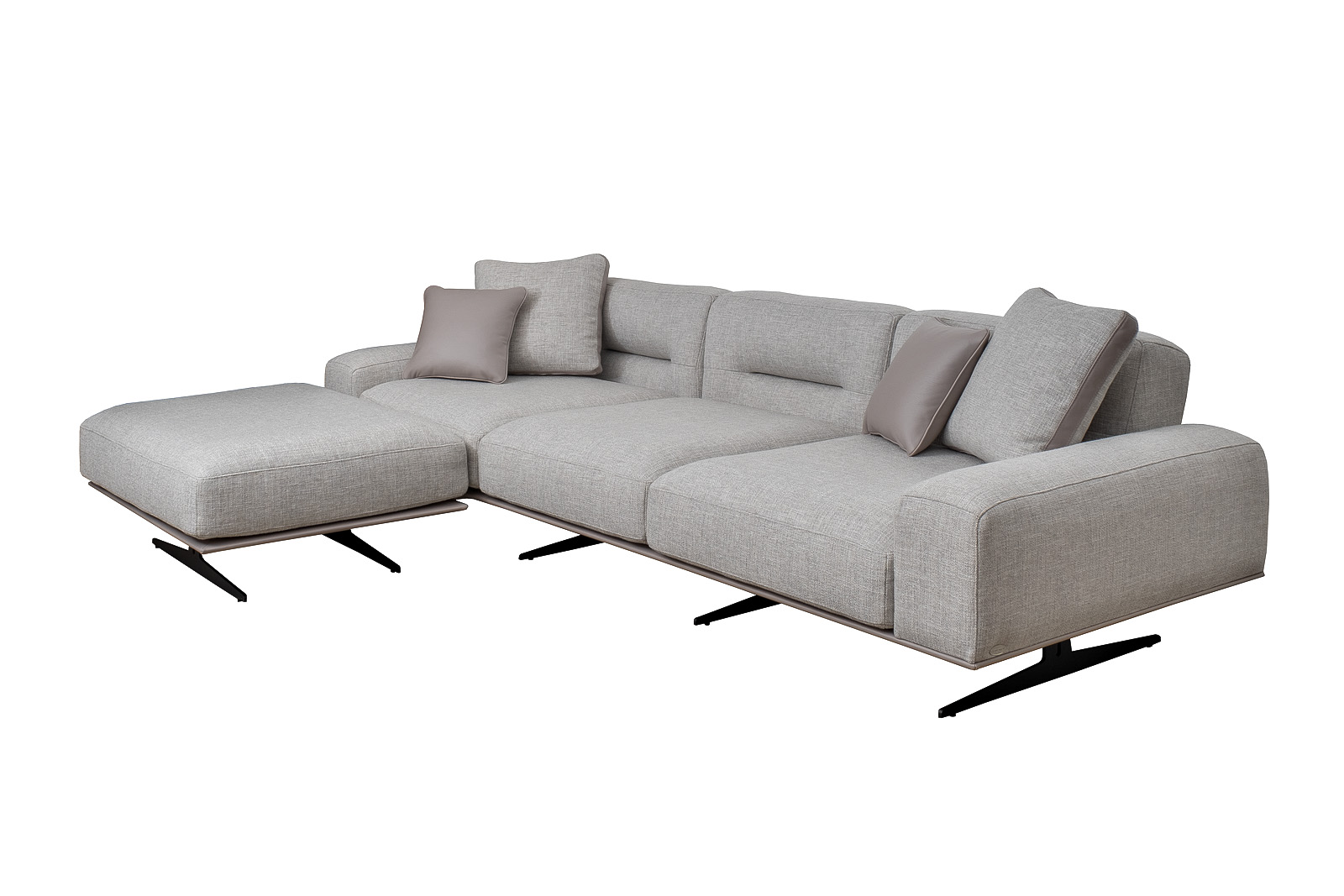 Комплект мебели №11 диван модульный PORTO (левый угол) Garda Decor koml-garda-11-porto