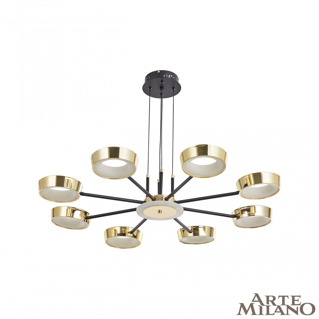 Подвесной светильник светодиодный 271079/8 BK/GD Arte Milano