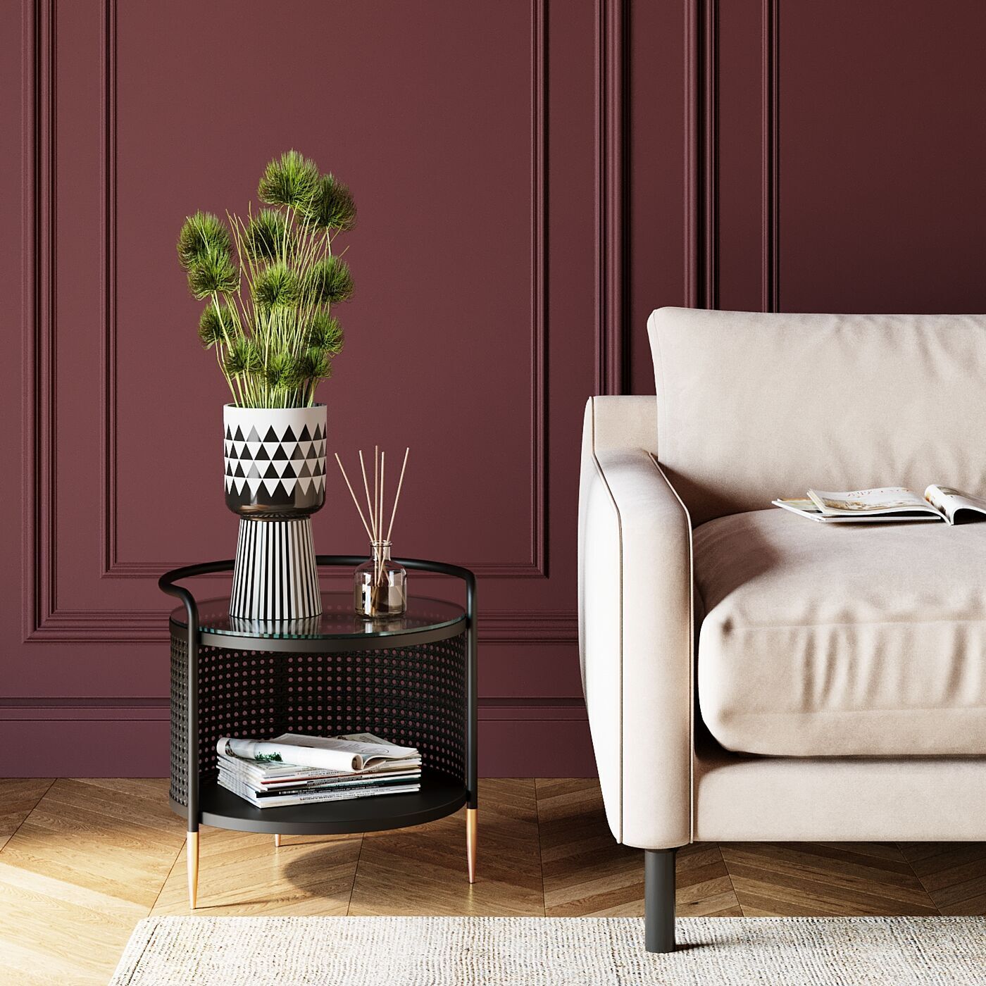 Столик приставной KARE Fence 86483