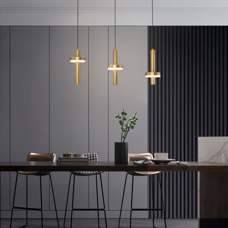 Подвесной светильник FALKA MORE B Gold Планка by ImperiumLoft