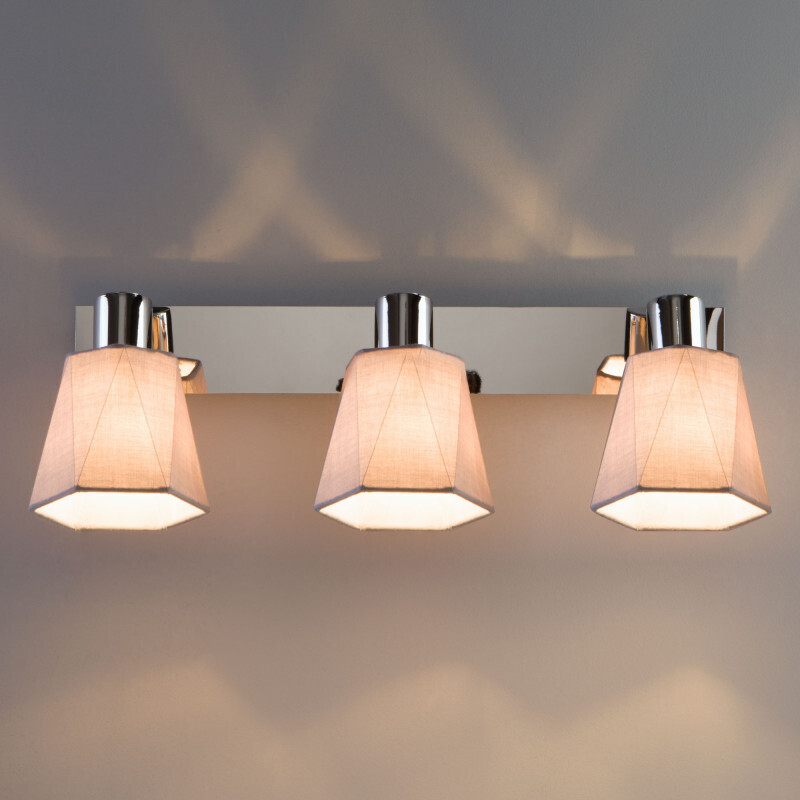 Бра Eurosvet 20087/3 хром/серый