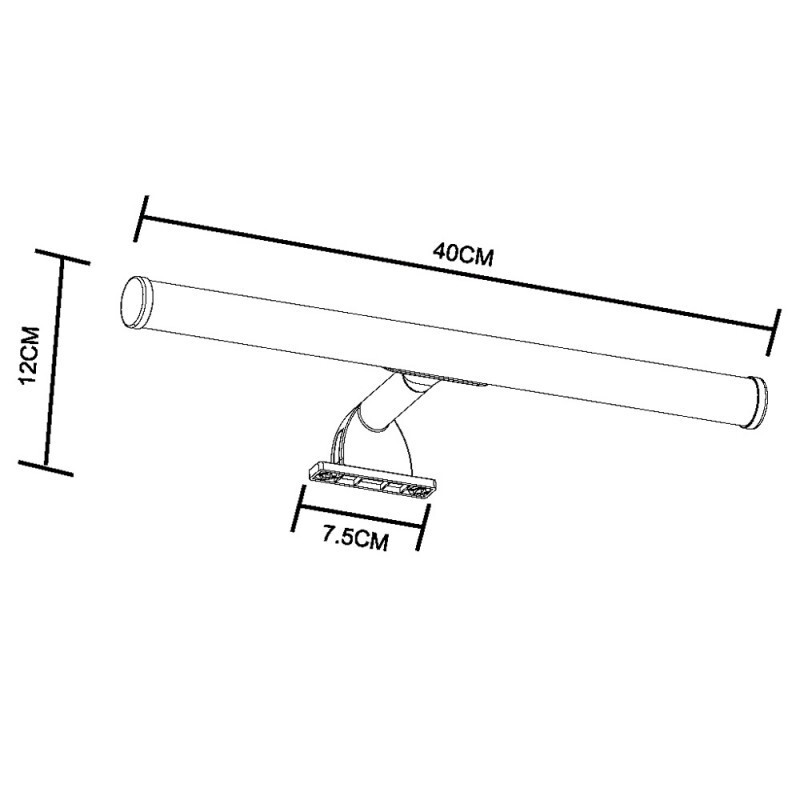 Светильник для картин Arte Lamp A2835AP-1CC