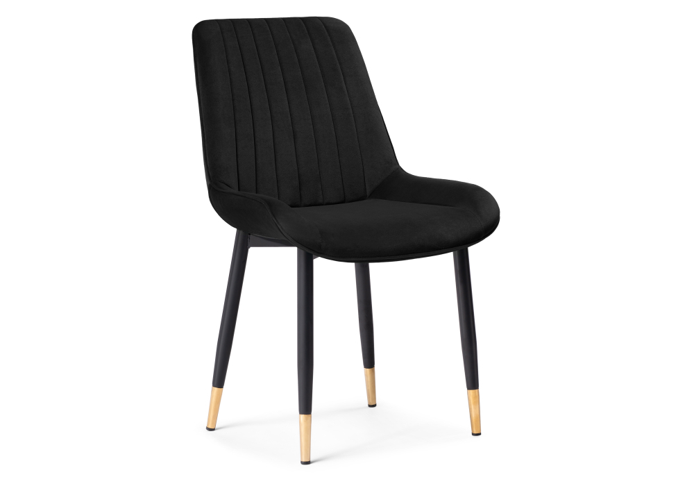 Стул Woodville Seda 1 black / gold / black 15295