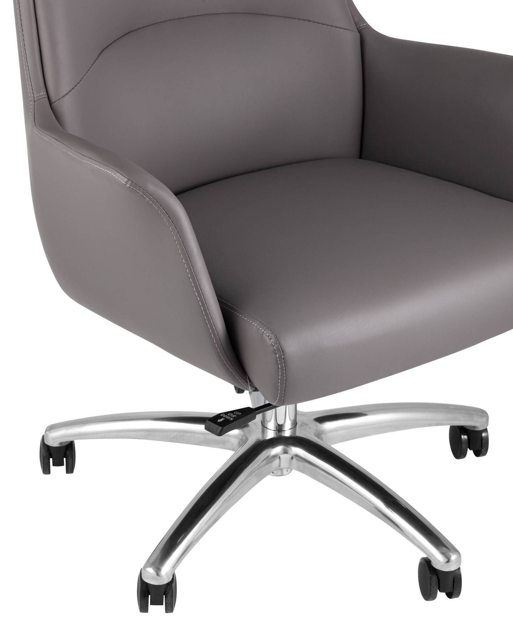Кресло руководителяs Viking серое TopChairs