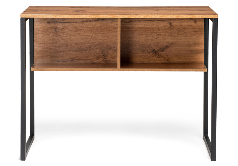 Стол Woodville Клер Лофт дуб вотан / матовый черный 489687