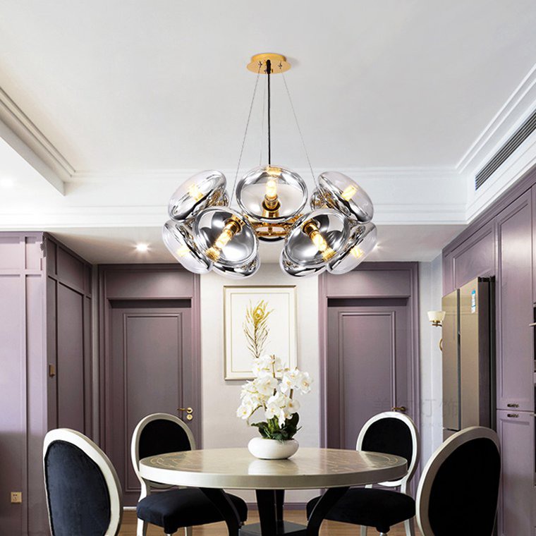 Подвесная люстра GRAZ 12 Хром by ImperiumLoft