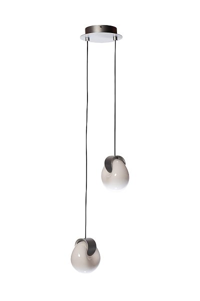 Светильник подвесной матовое стекло/серебро Garda Decor 162FL-62022