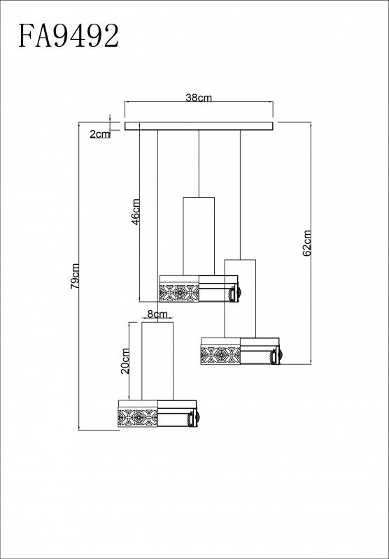 Подвесной светильник Ambrella FA9492