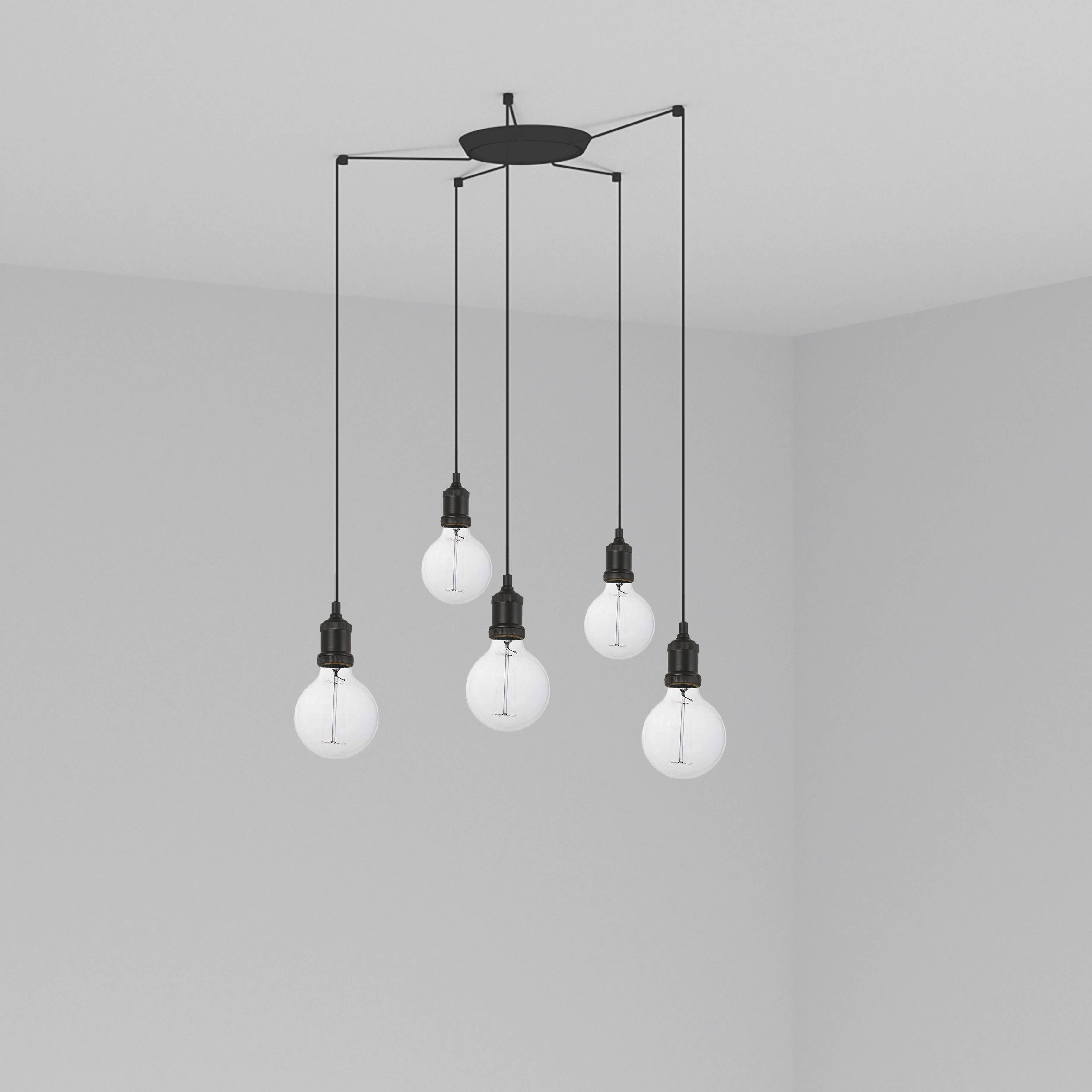 Люстра Art 5L черная Faro