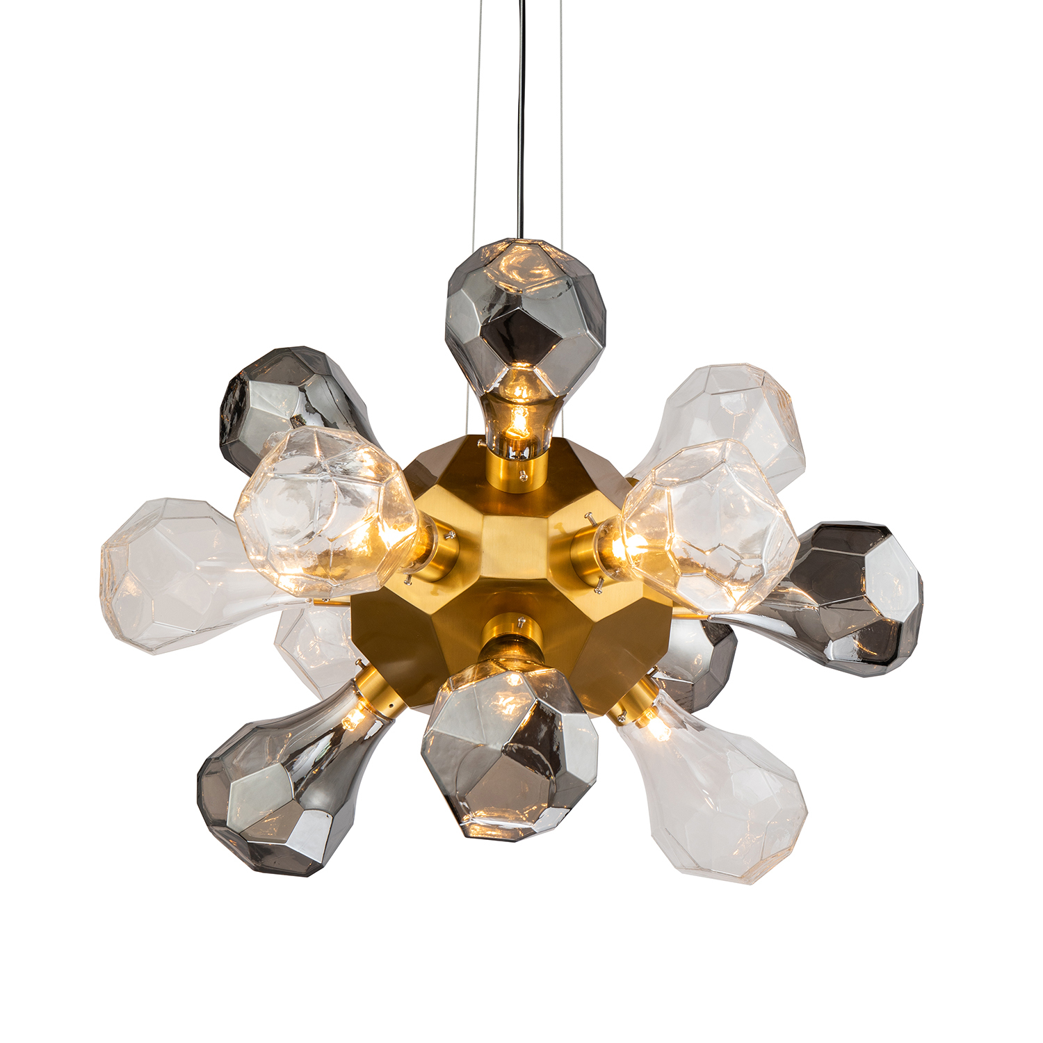 Люстра Delight Collection KR1197P-12 smoky/clear