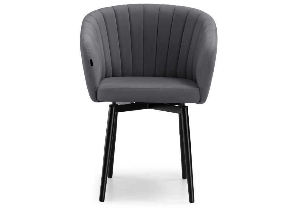 Стул Woodville Моншау крутящийся velutto 32 / черный 462149