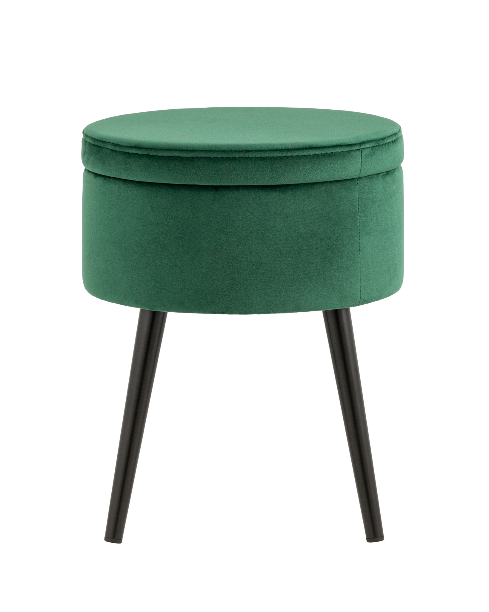 Пуф Клайс с ящиком велюр зелёный Stool Group