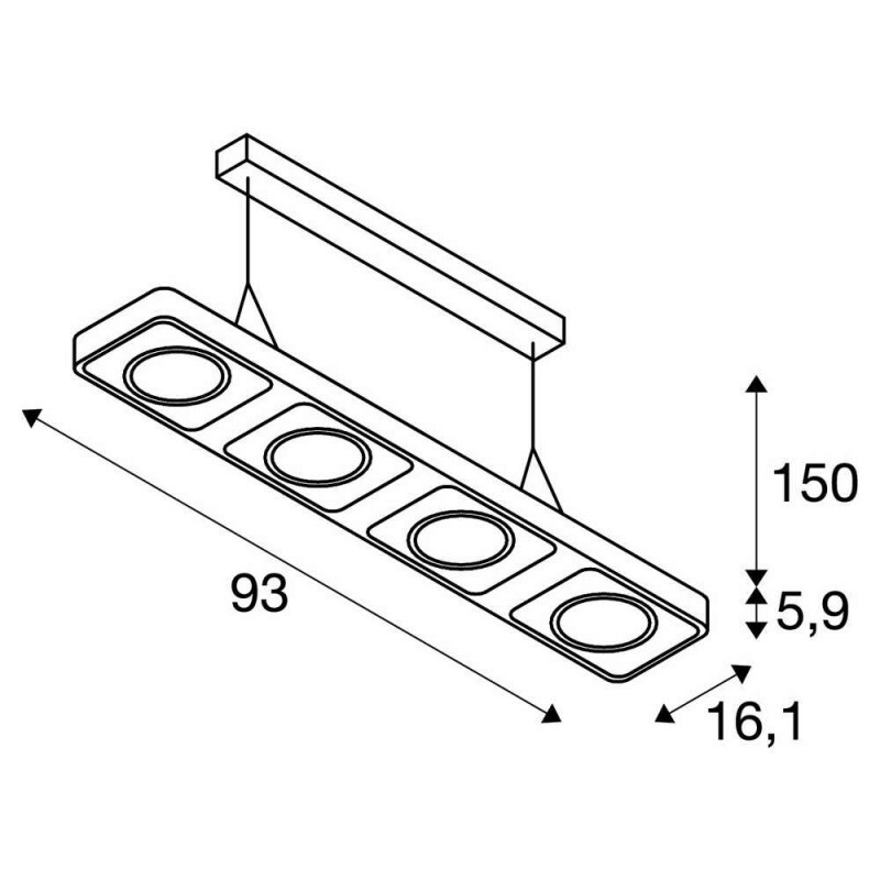 Подвесной светильник SLV 1000413