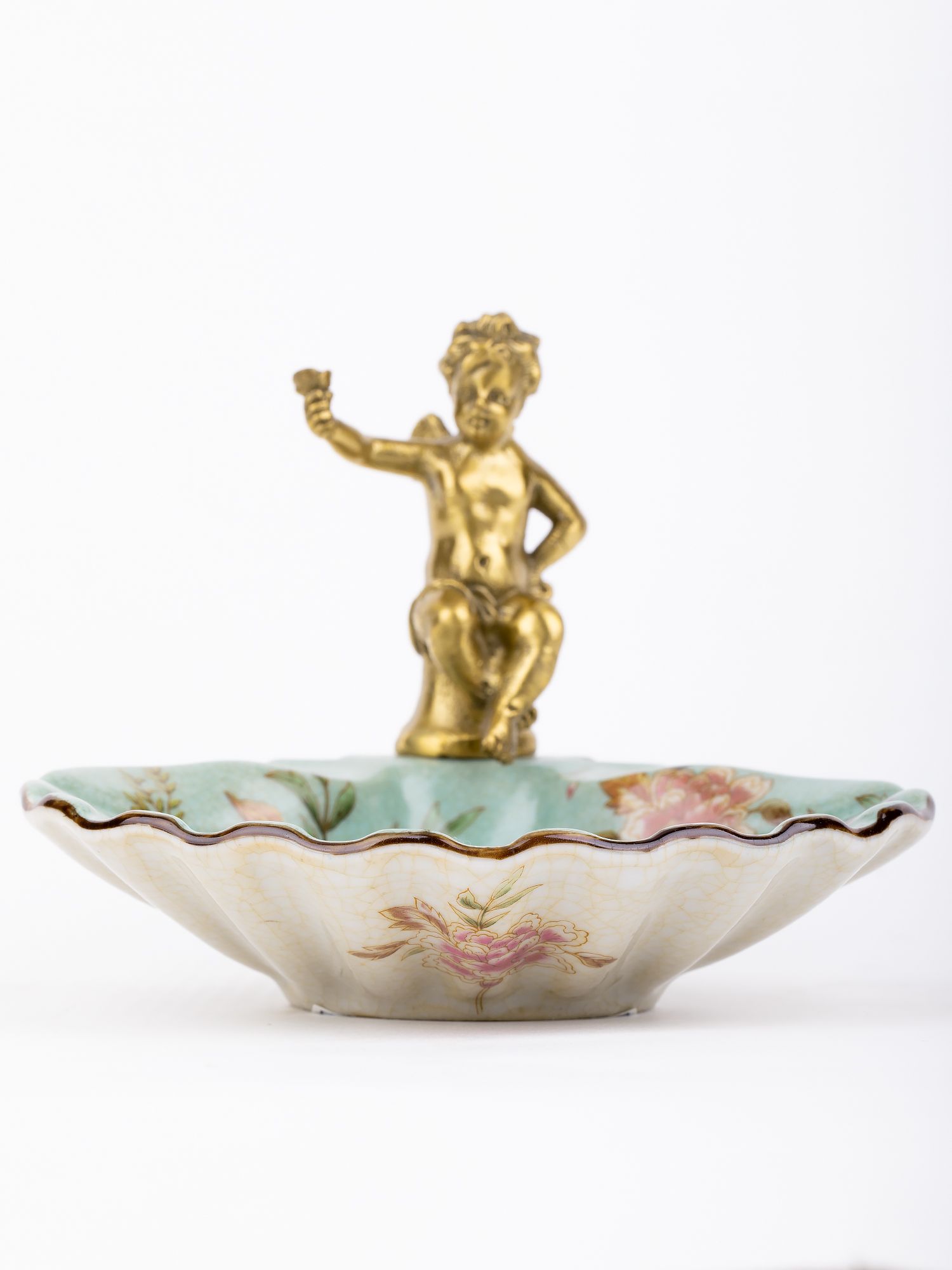 Блюдо с ангелом Glasar 31G2570/C562C/HLD1533