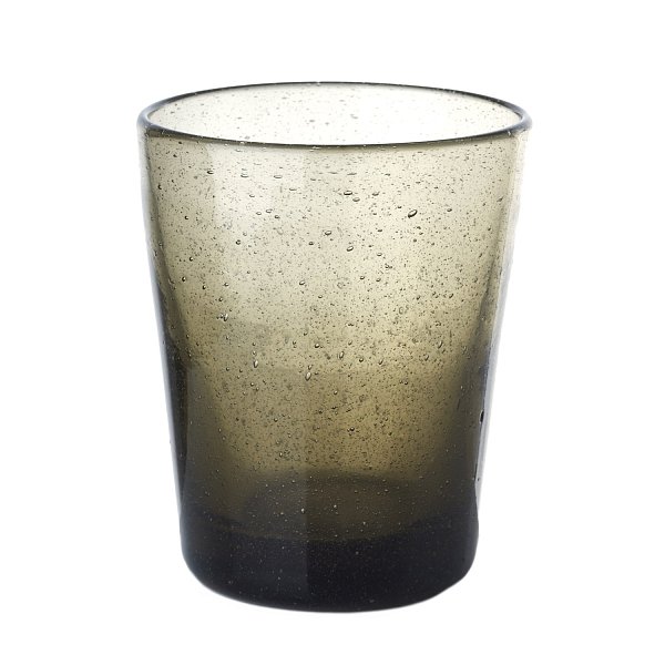 Стакан Pols Potten Glass he grey black