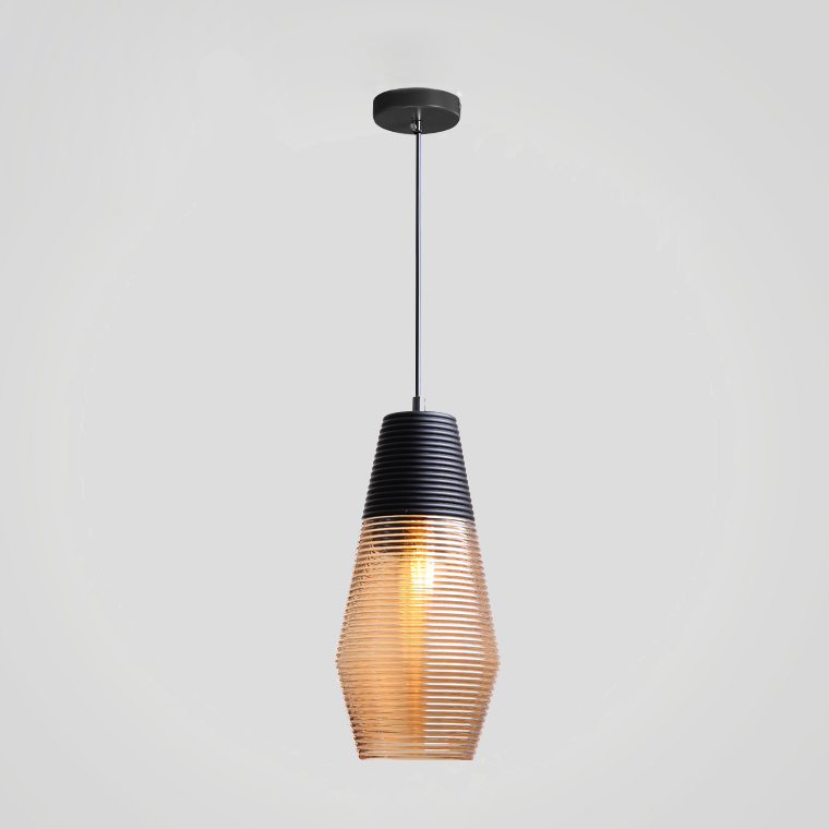 Подвесной светильник RENORD D16 black amber by ImperiumLoft