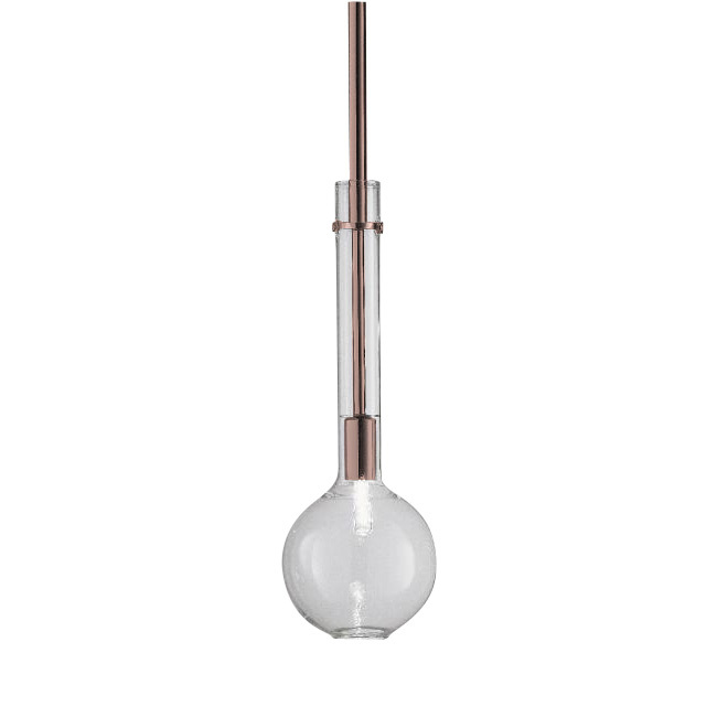 Подвесной светильник Selene Illuminazione Ampolla clear/copper 2804-023025