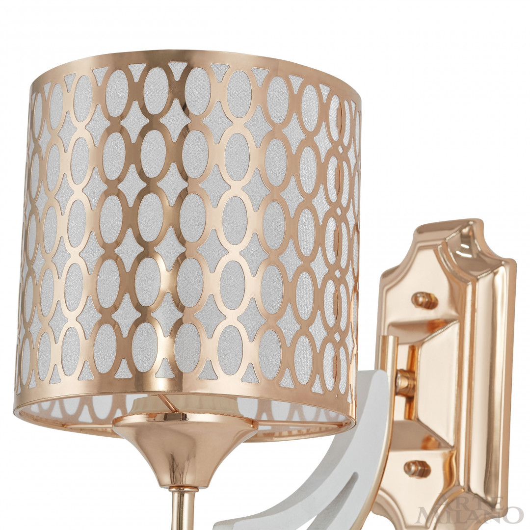 Бра с плафоном 303387/1W Wh/Gd Arte Milano