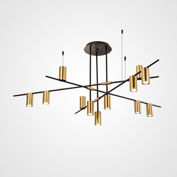 Потолочная люстра CASA N L12 Black by ImperiumLoft