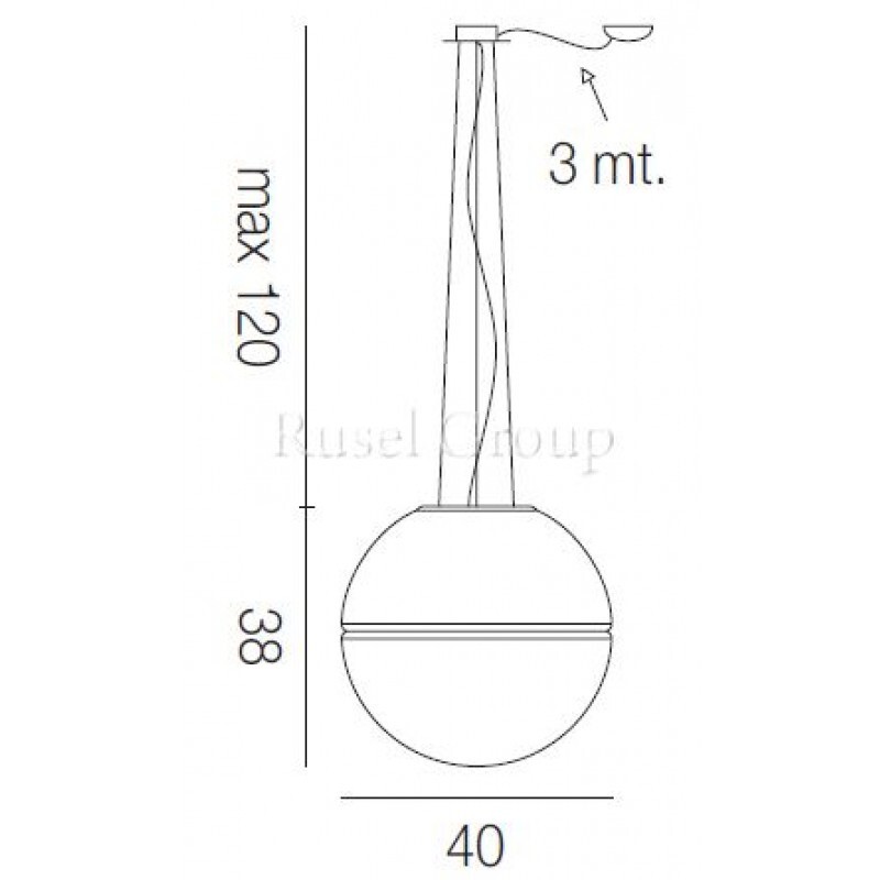 Подвесной светильник Vistosi BOREALE SP D1