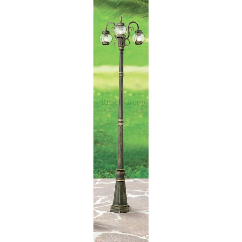 Уличный светильник Orion AL 11-1168/3 schwarz-gold Уличный светильник Orion AL 11-1168/3 schwarz-gold