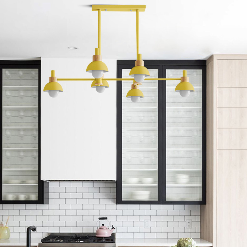 Подвесной реечный светильник FANTA LONG Pink by ImperiumLoft