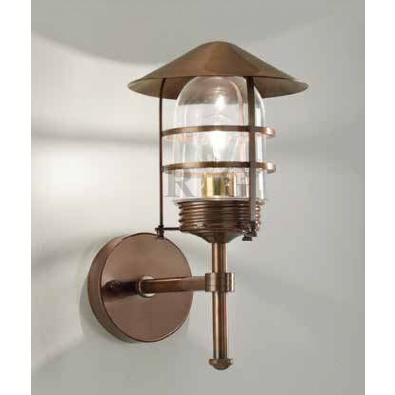 Уличный настенный светильник Cremasco 0193/1AP-BR-BI