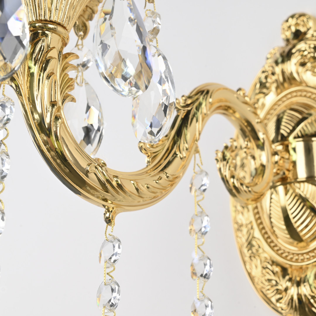 Бра с хрустальными подвесками AL7901B10/1/175 A G Bohemia Ivele Crystal