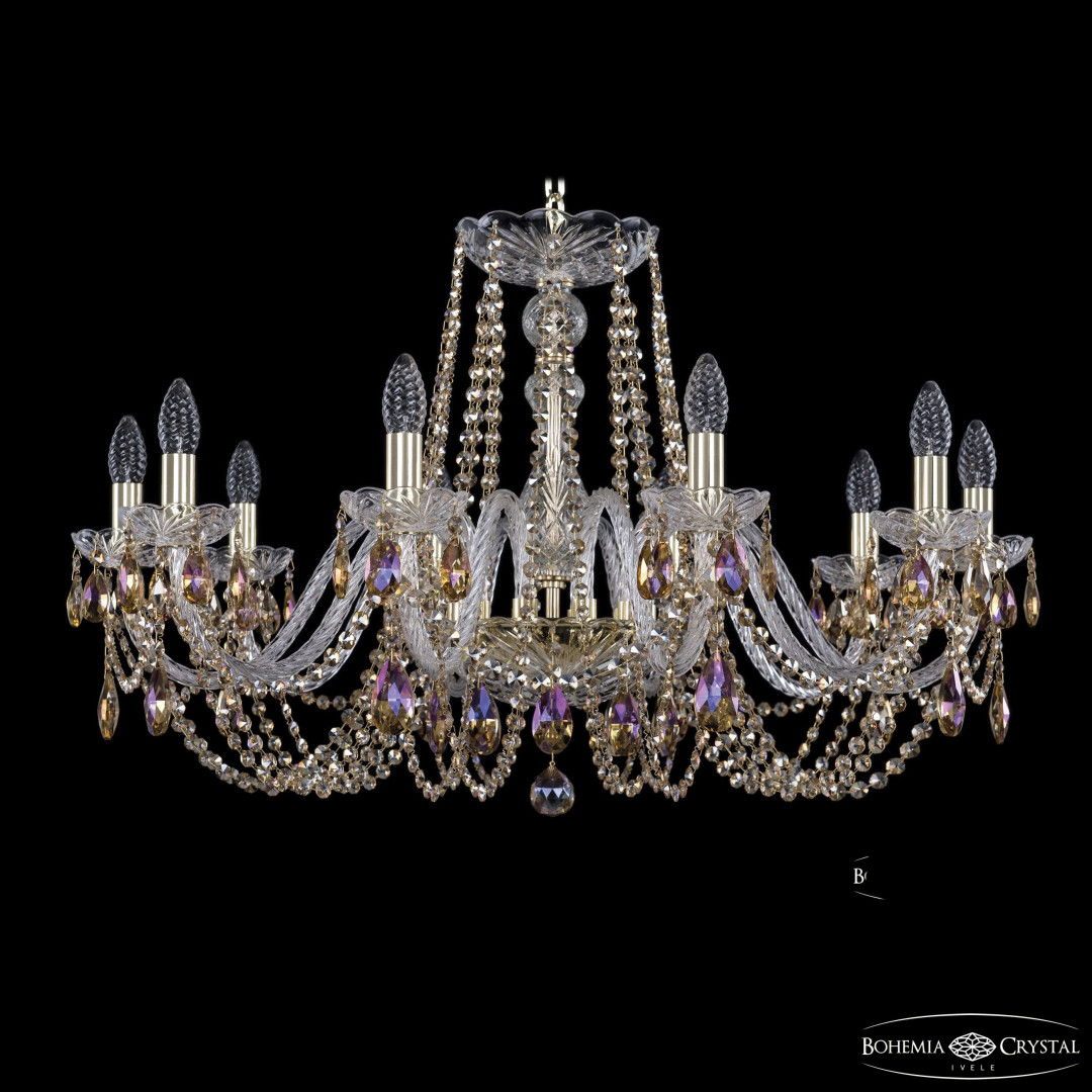 Люстра хрустальная 1402/10/300 G R777