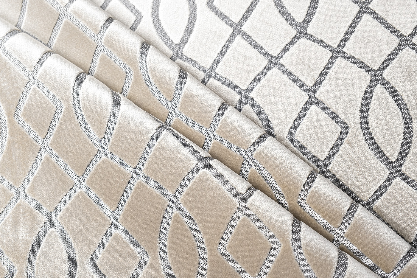 Ткань портьерная/мебельная MELODY бежевая Garda Decor 134LS-126901148-MELODY BEG