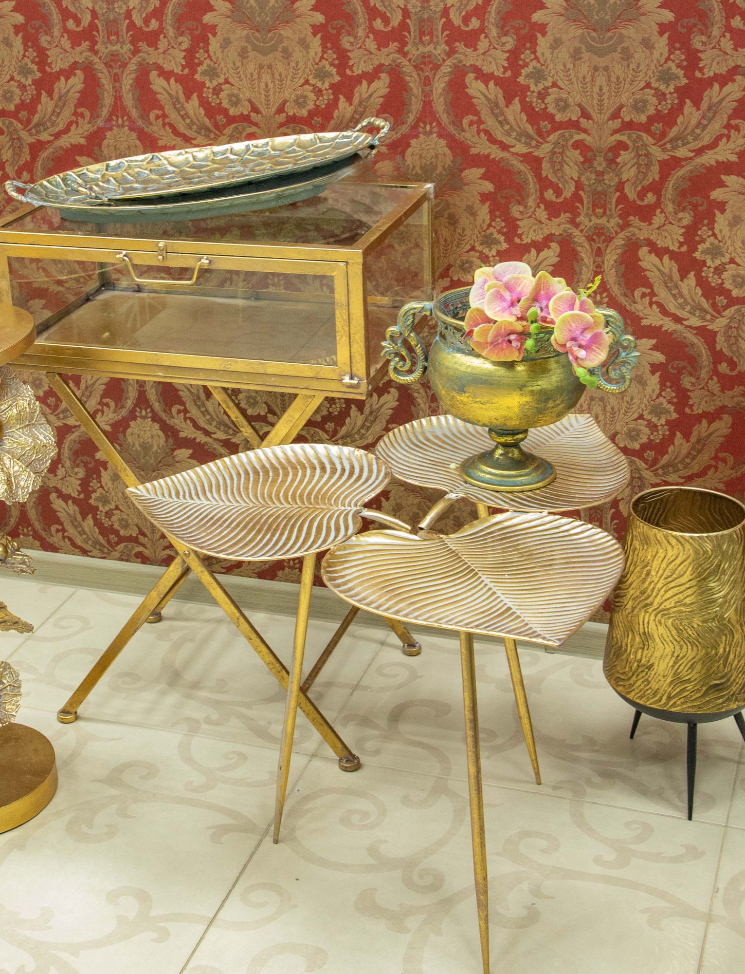 Ваза металлическая Эфиопия Glasar 57-052