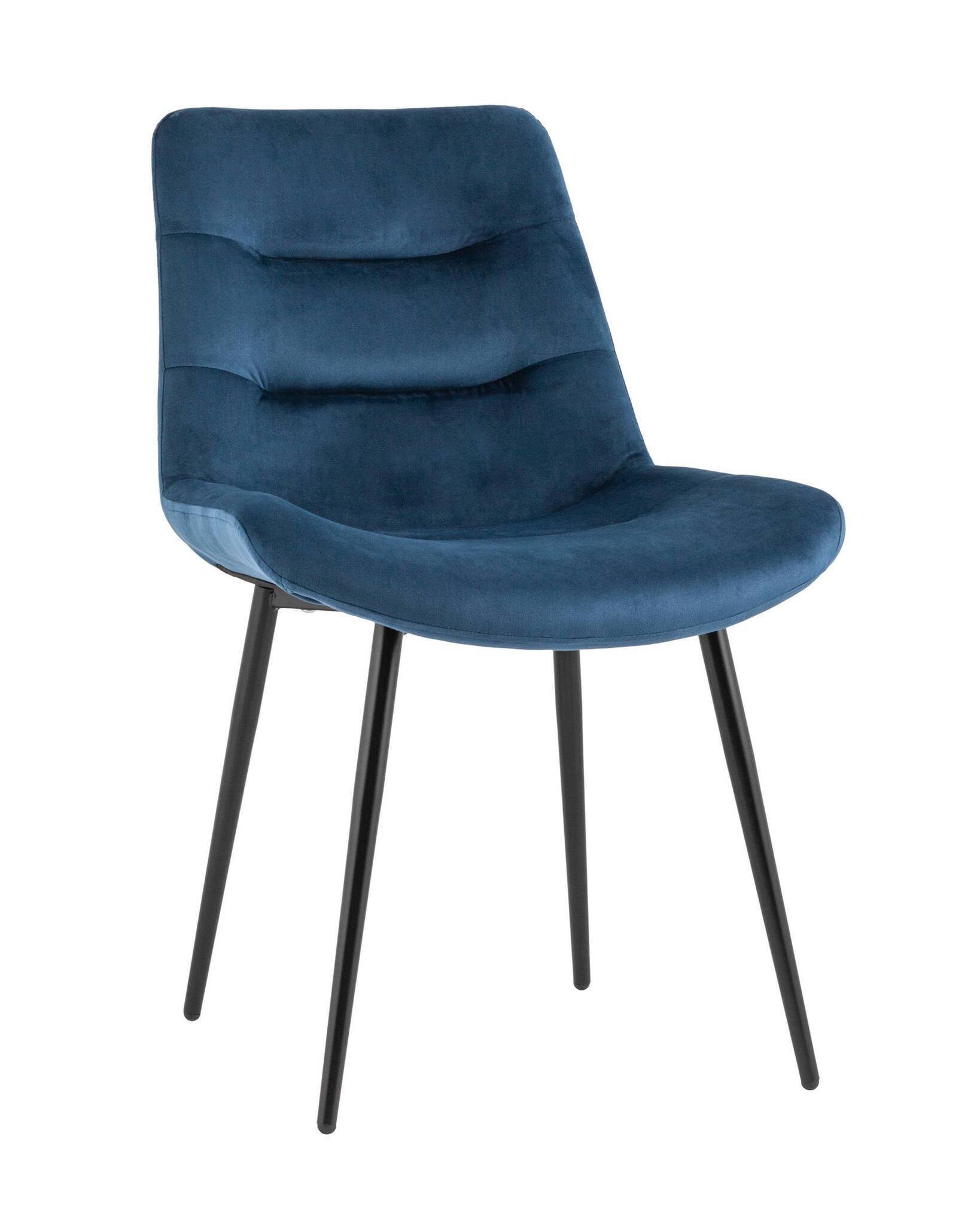 Стул Остин велюр пыльно-синий Stool Group
