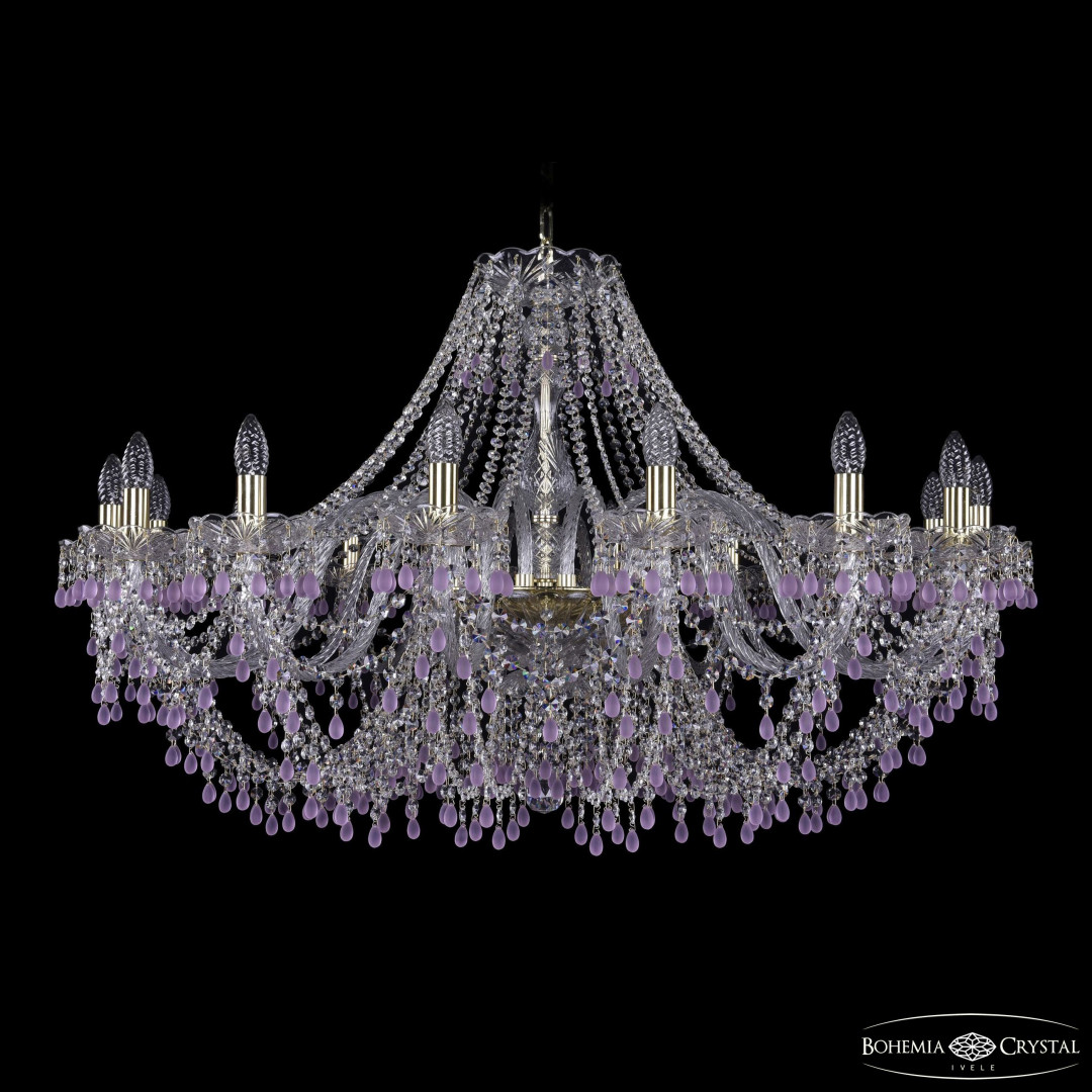 Люстра хрустальная 1410/16/400 G V7010 Bohemia Ivele Crystal