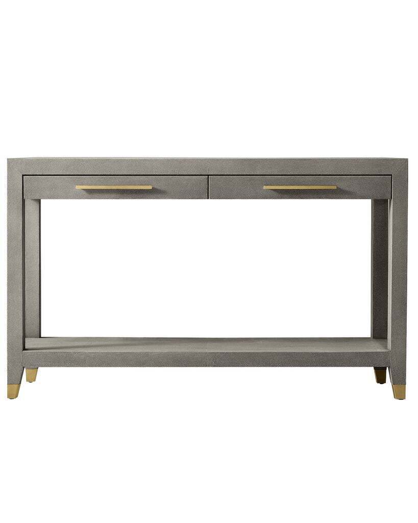 Консоль Мередит с шагреневой кожей. Louvre Home LHFCT01FS/HLN