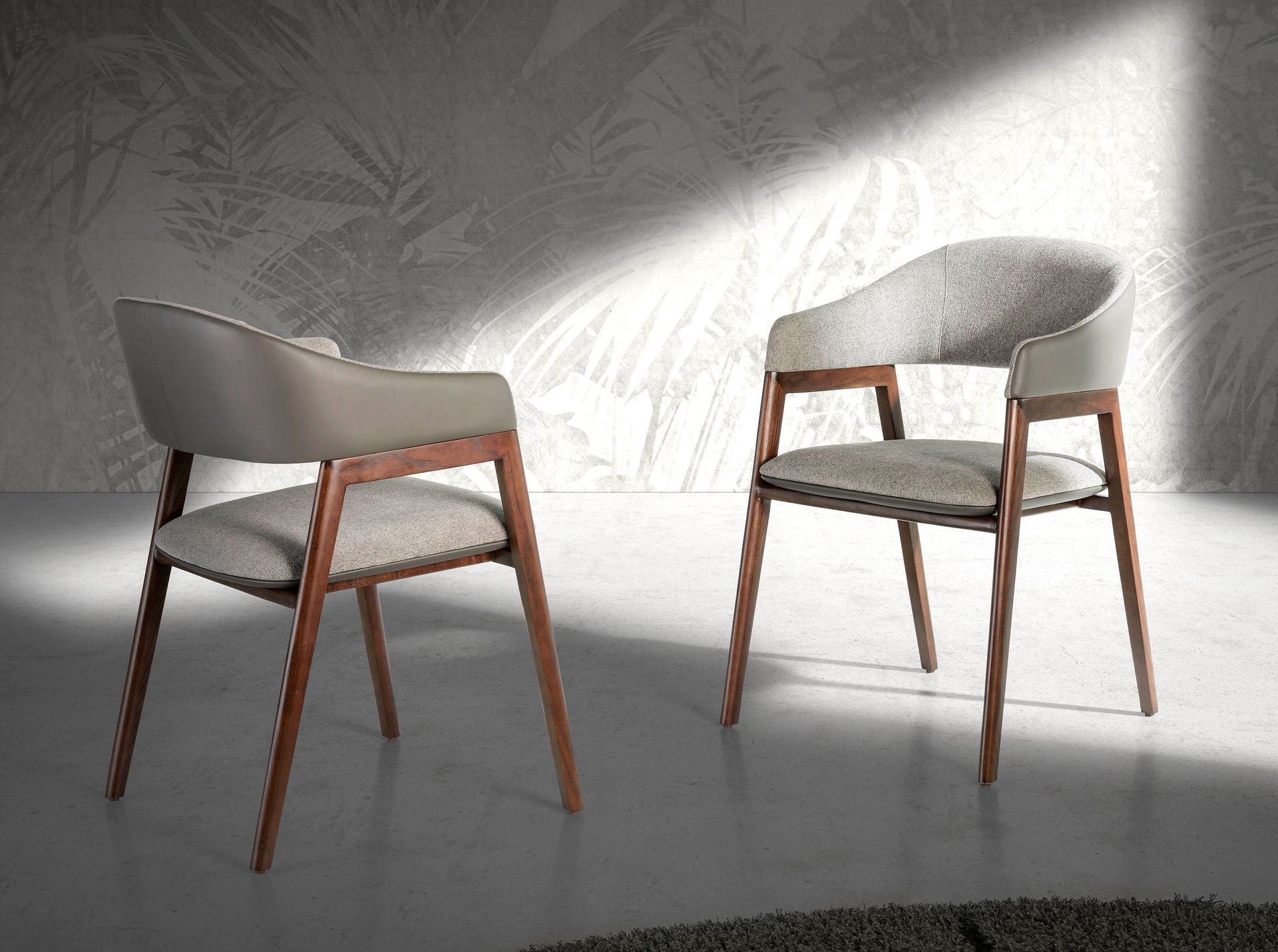 Стул 4091/ACH20070 с обивкой из ткани и экокожи Angel Cerda