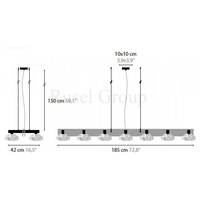 Подвесной светильник ILFARI FLOWERS FROM AMSTERDAM H14