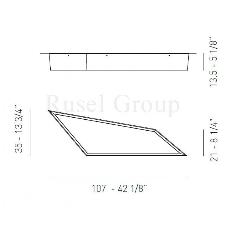 Потолочный светильник AXO LIGHT SHATTER PL M
