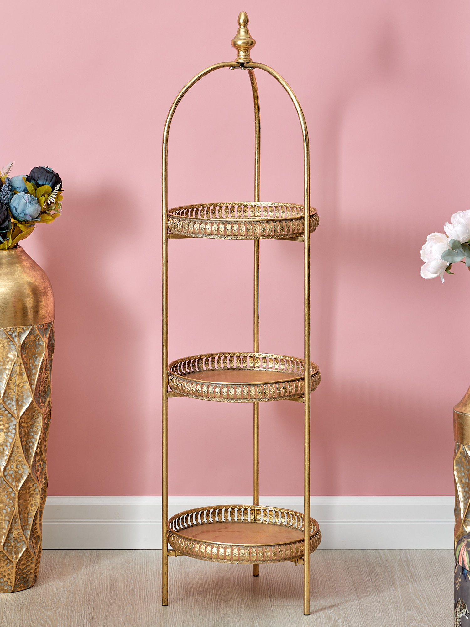 Этажерка Эфиопия, трехъярусная Glasar 57-212