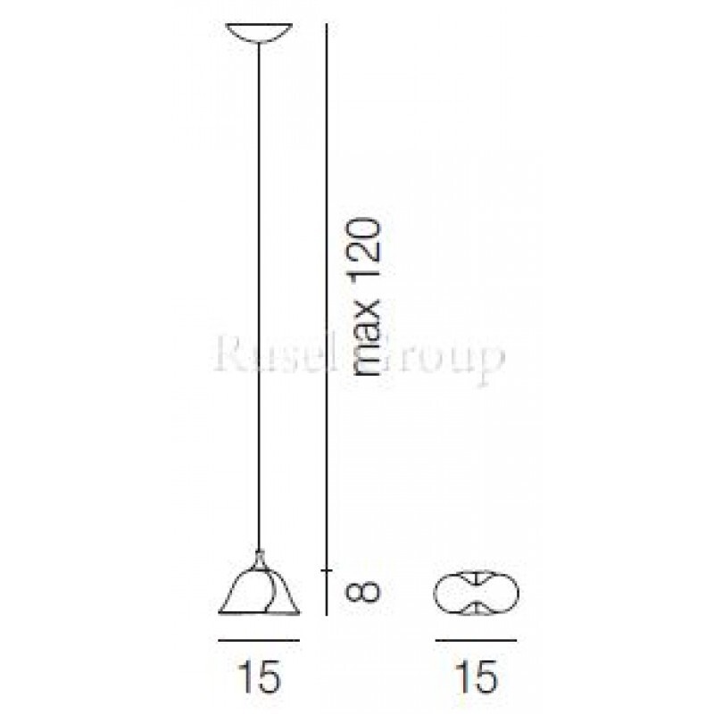 Подвесной светильник Vistosi NINFEA SP P