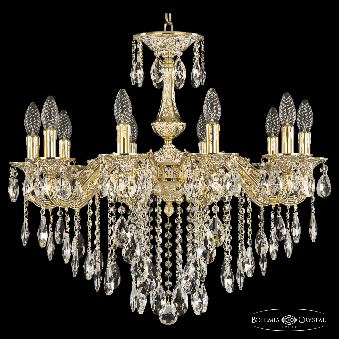 Люстра бронзовая с хрусталём 71102/10/210 B GW